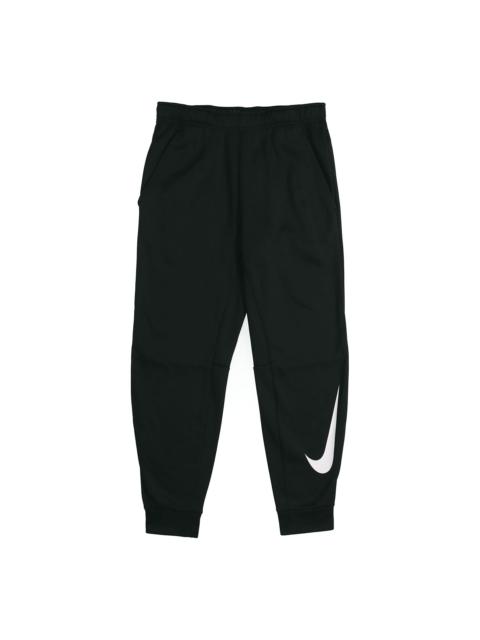 Nike Therma Tapered Swoosh Fleece Lined Sports Training Long Pants Black 932258-010