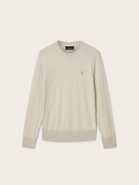 ALLSAINTS MODE MERINO CREW NECK RAMSKULL SWEATER