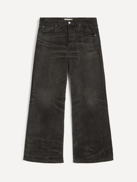 JEANERICA Kyoto Droit Jeans in Grey Velvet
