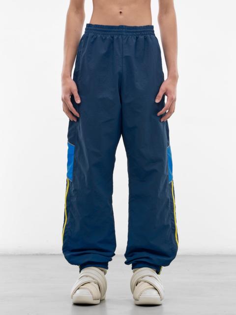 Martine Rose Blue Nylon Track Pants