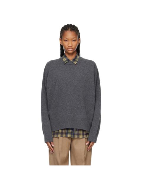 RÓHE Gray Classic Crewneck Sweater