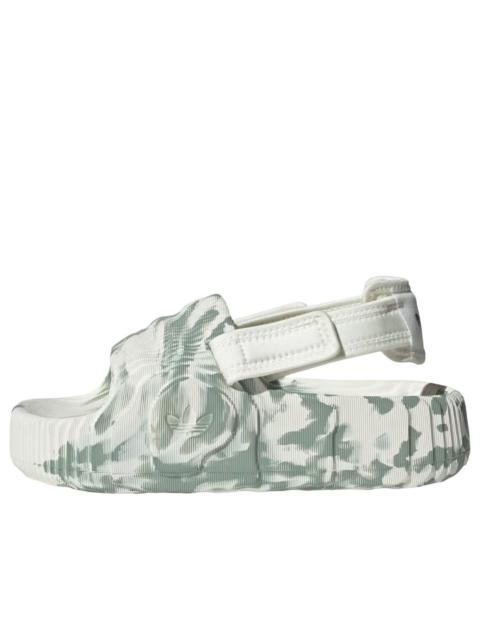 adidas (WMNS) adidas Adilette 22 XLG Slide 'Off White Silver Green' IE5652