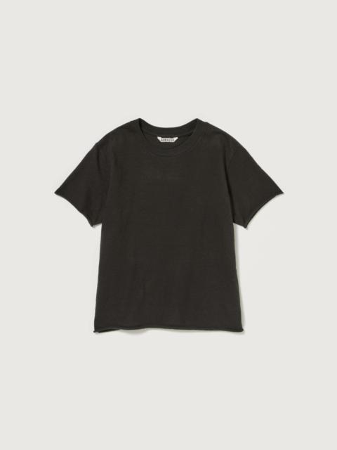 AURALEE BRUSHED ORGANIC COTTON JERSEY TEE