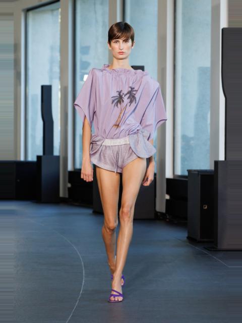 CHRISTOPHER ESBER Mirage Palm Poplin Top