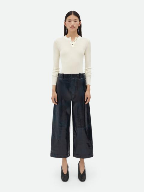 Leather Culotte Trousers