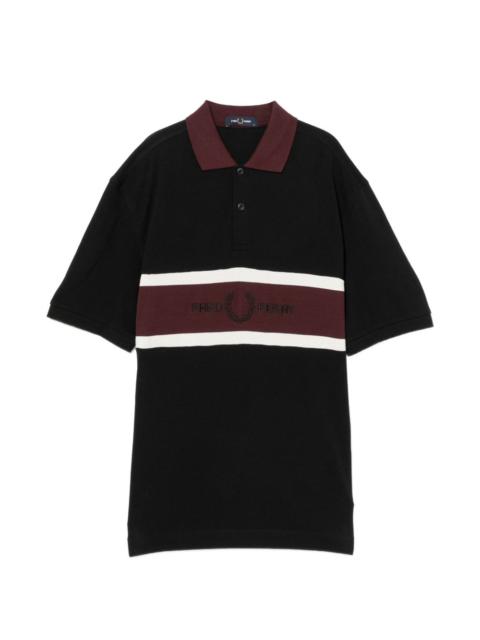 Fred Perry logo-embroidered polo shirt