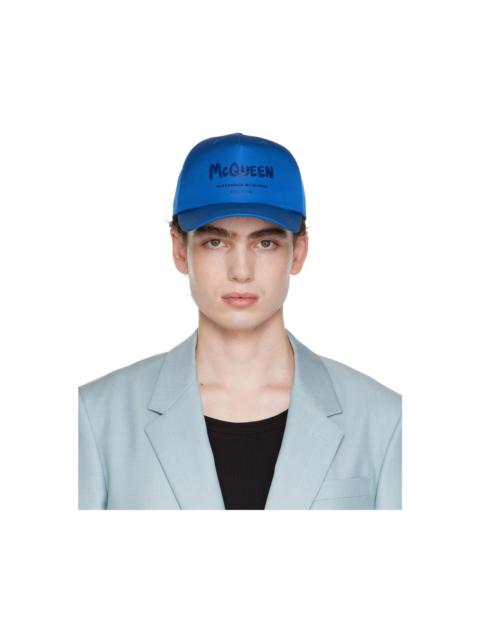 Alexander McQueen 로고 인쇄 야구 모자