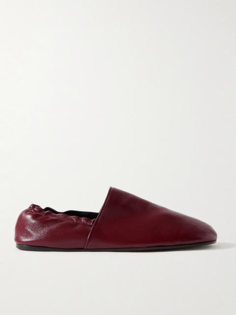 KHAITE Banks Leather Loafers