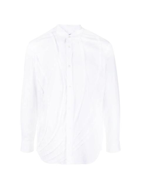 3D-detailing poplin shirt