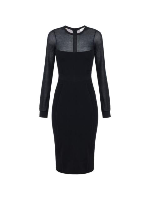 ELISABETTA FRANCHI knit dress with 3D effects