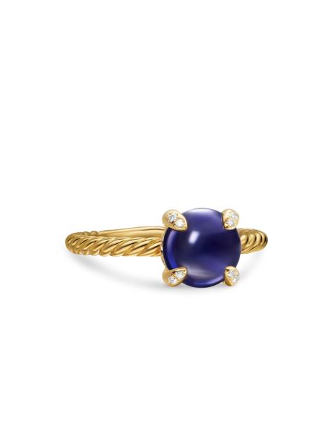 DAVID YURMAN Women's Petite Chatelaine Ring in 18K Yellow Gold - Iolite