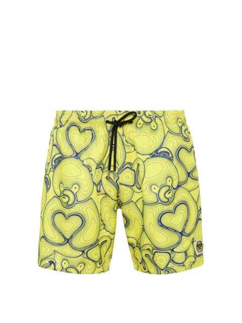 Teddy Bear-print swim shorts