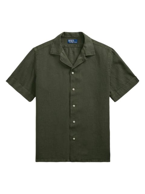 Polo Ralph Lauren Men's Classic-Fit Linen Camp Shirt - New Olive