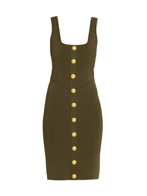 L'AGENCE Women's Soleil Knit Body-Con Knee-Length Dress - Dark Green