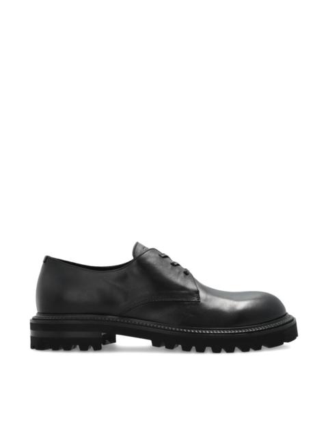 GIORGIO ARMANI LACE-UP CHUNKY DERBY SHOES