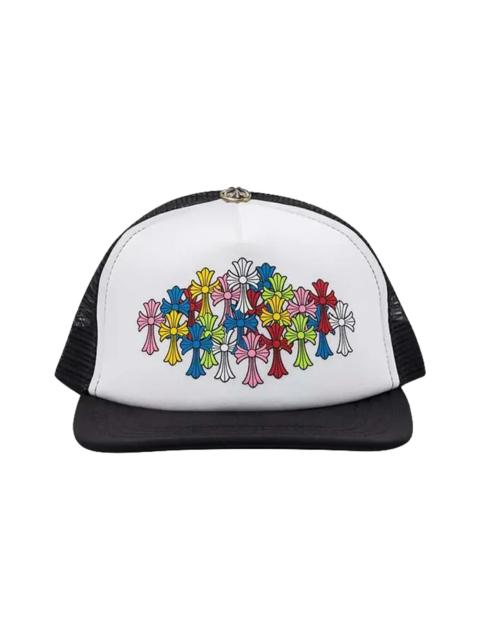 Chrome Hearts Multi Color Crosses Trucker Hat "Black" CHRM2018