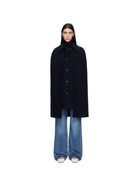 TOTEME Navy Cape Coat
