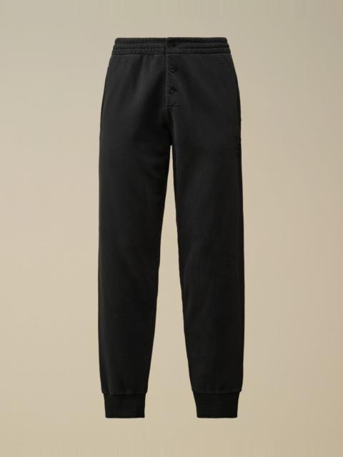 Diagonal Fleece Logo Buttoned Sweatpants