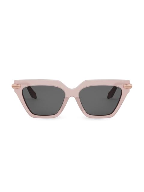 BVLGARI Women's Serpenti Viper 56MM Cat-Eye Sunglasses - Pink Gradient Smoke