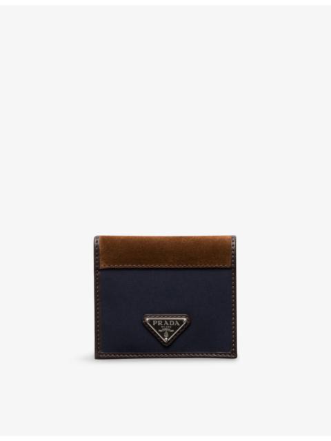 Prada Re Nylon And Leather Wallet
