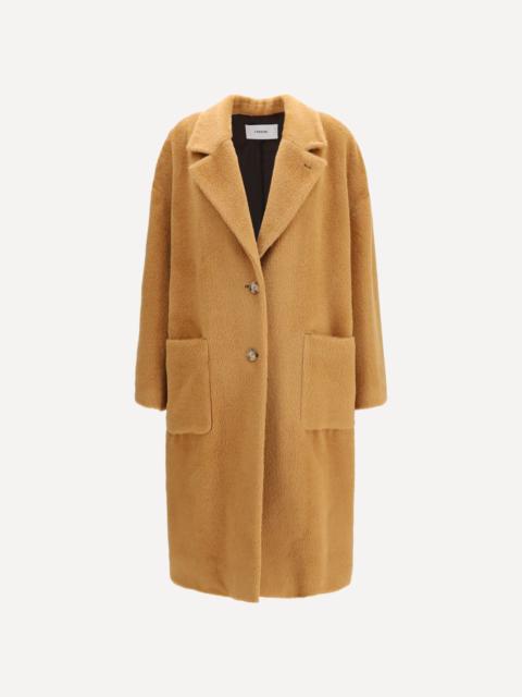 LARDINI Long alpaca and wool-blend Coat