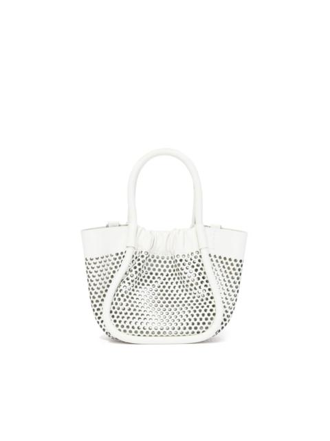 Proenza Schouler extra small ruched perforated-leather tote