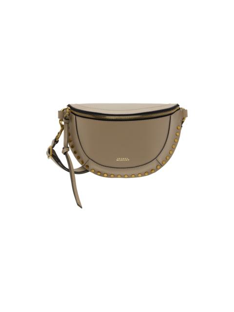Taupe Skano Grained Leather Bag