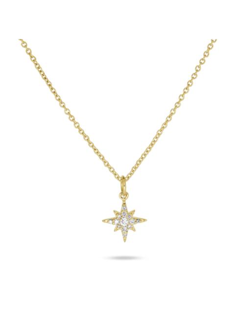 STONE AND STRAND Northern Star Pave Necklace