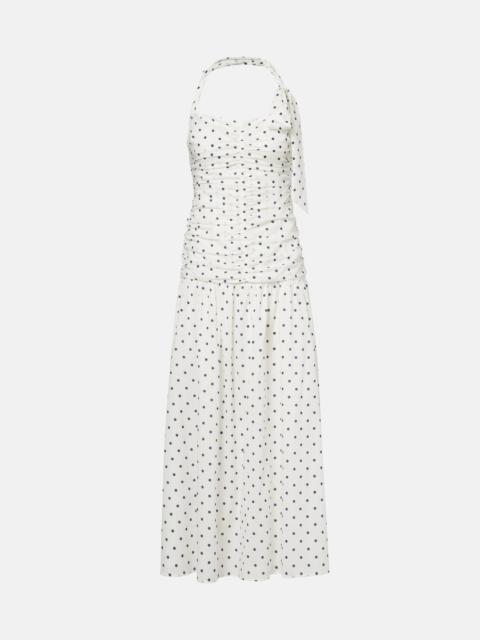 POSSE Edie polka-dot maxi dress