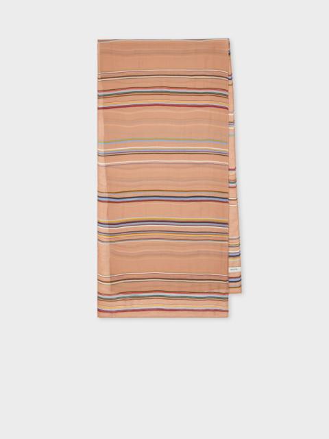 Paul Smith Women's 'Signature Stripe' Silk-Blend Scarf