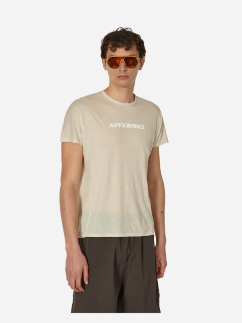AFFXWRKS Shoulderless T-Shirt Dust White