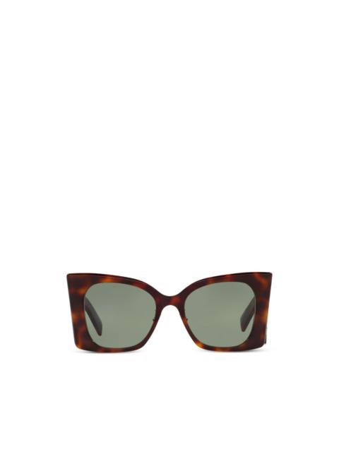SAINT LAURENT Blaze square-frame sunglasses