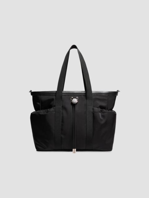 Moncler Unisex Diaper Bag in Nylon - Black