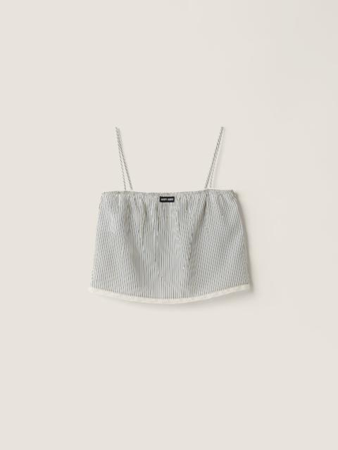 Miu Miu Crêpe de Chine top