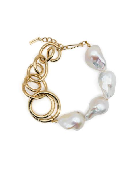 Completedworks gold vermeil-plated pearl bracelet