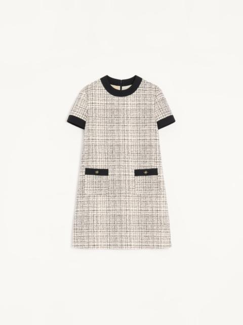 Valentino SHORT DRESS IN SQUARE TWEED