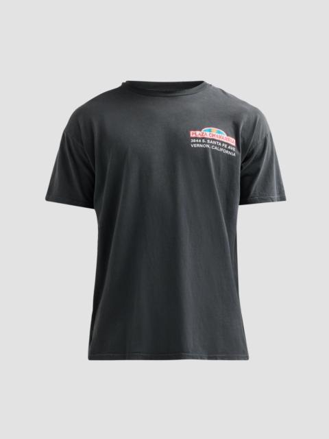 WILLY CHAVARRIA Men's Plaza Chavarria Cotton Crewneck T-Shirt - Pirate Black