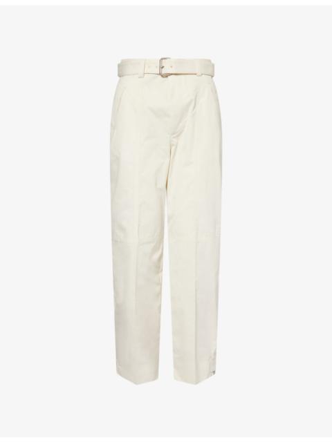 Bottega Veneta Straight-Leg Cotton Twill Trousers