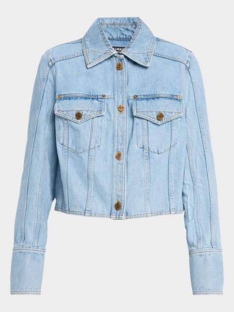Balmain Two-Pocket Denim Jacket
