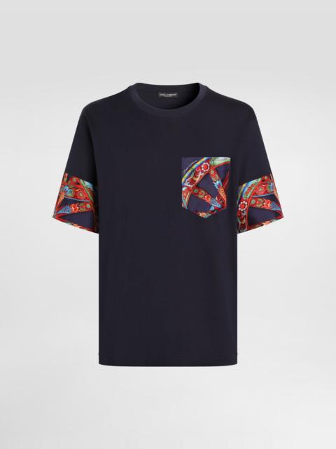 Dolce & Gabbana Cotton t-shirt with carretto-print