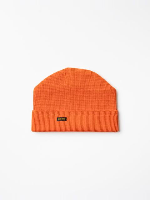 Iron Heart IHG-081-ORA 100% COTTON RIBBED BEANIE - ORANGE