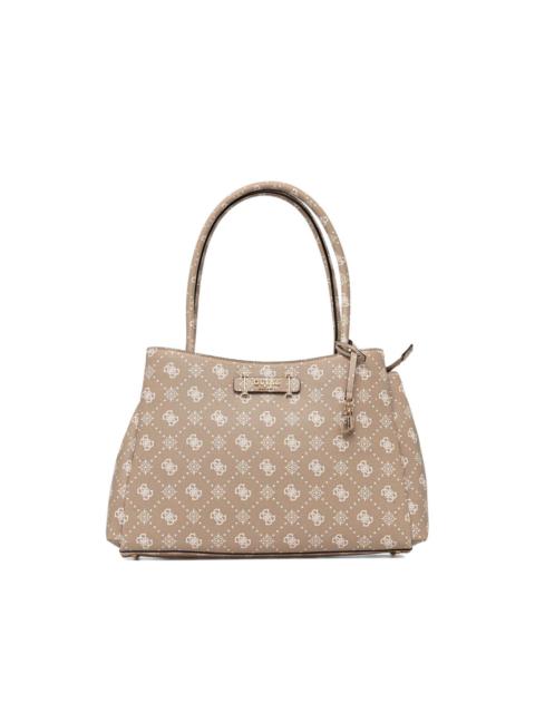 GUESS USA logo padlock tote bag