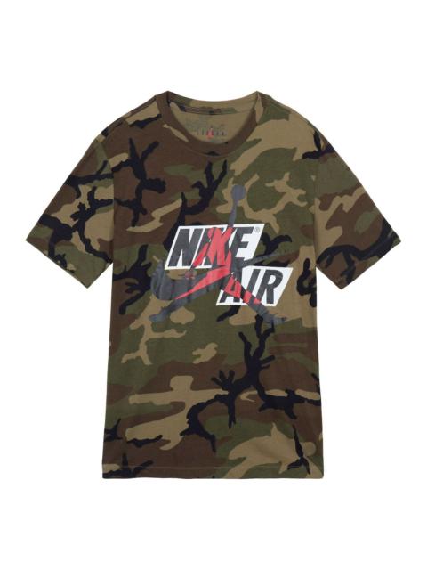 Jordan Air Jordan Jumpman Classics Camo Camouflage Tee 'Olive Green' CU2074-222