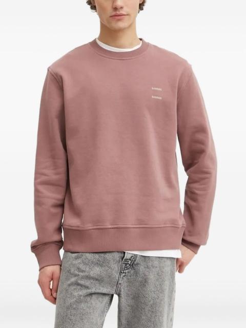 SAMSØE SAMSØE logo-print crew-neck sweatshirt
