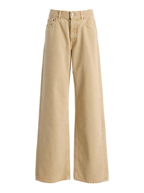 House of Dagmar High-Rise Relaxed Straight-Leg Jeans brown