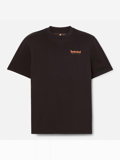 Timberland Men's Rugged Active Gear Back Graphic T-Shirt