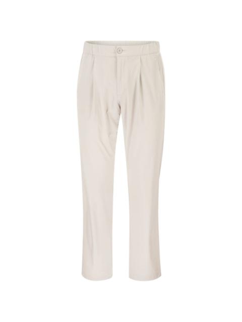Herno pleat elasticated trousers
