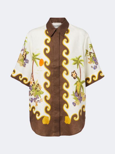 ALÉMAIS Island Cove linen shirt