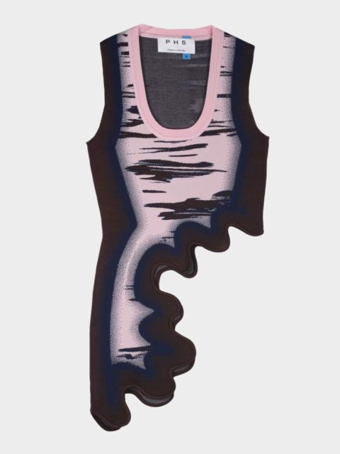 PH5 Kerry Wavy High-Low Tank Top