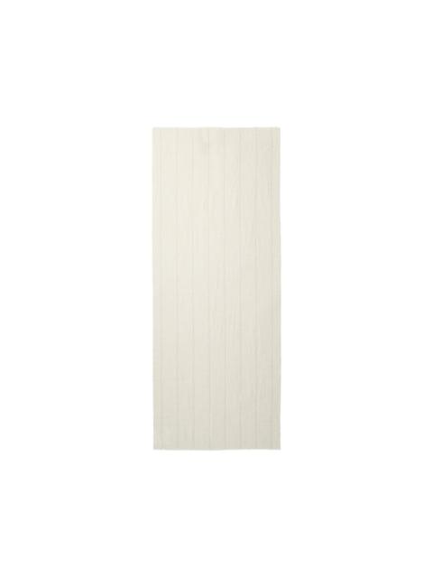 PESERICO pinstripe-pattern fringed scarf